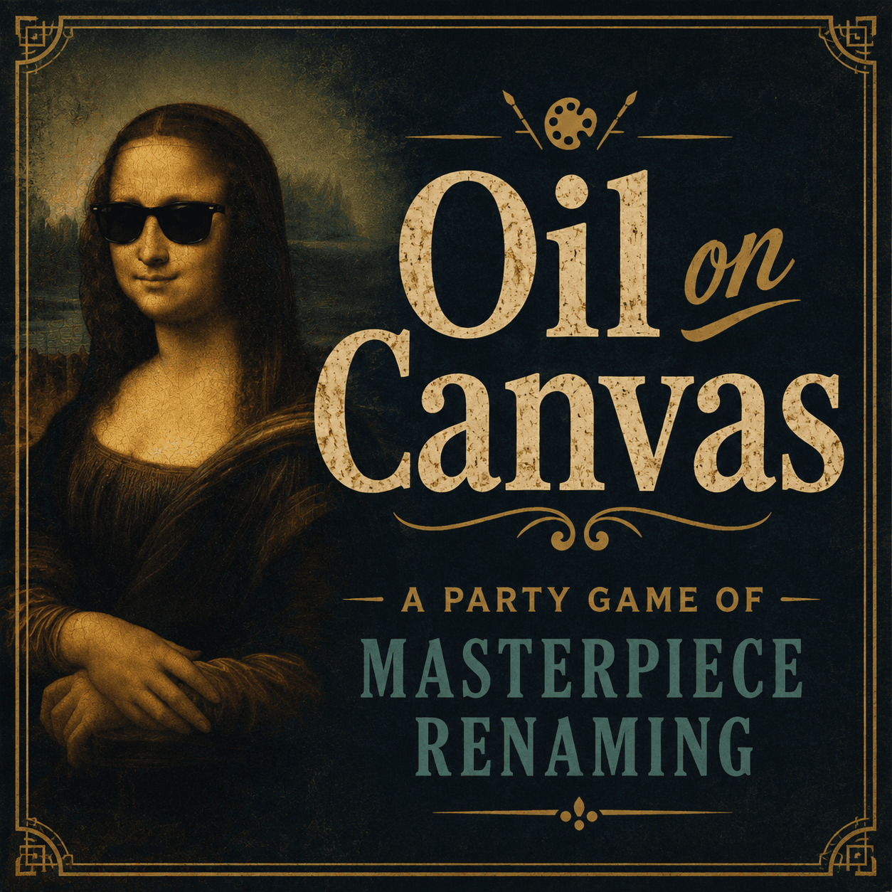Oil on Canvas — a party game of masterpiece renaming